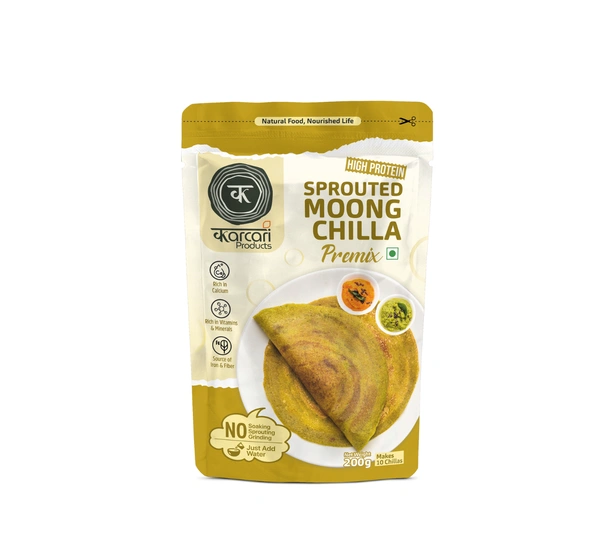 Sprouted Moong Chilla - Protein-packed breakfast