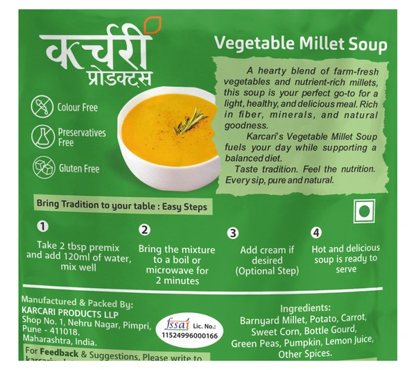 Vegetable-Millet Soup 