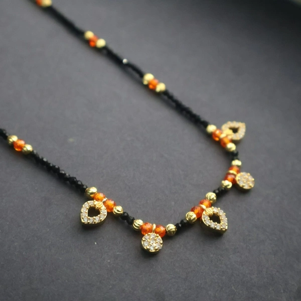 Timeless Elegance: Mangalsutra with Heart Charms