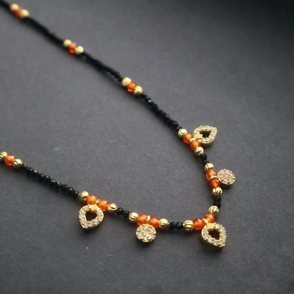 Timeless Elegance: Mangalsutra with Heart Charms