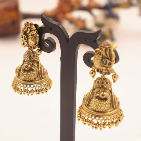 SILVER REPLICA ANTIQUE EAR RINGS
