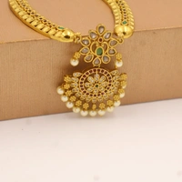 Royal Antique Necklace & Jhumka Set