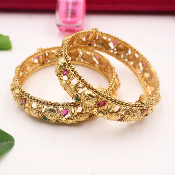 Traditional Floral Nakshi Bangles