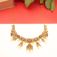 TEMPLE THEME NECKLACE SETT