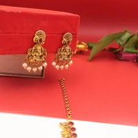 TEMPLE THEME NECKLACE SETT