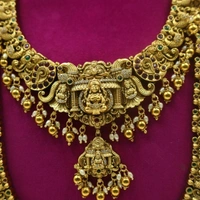 Antique Lakshmi Nakshi Temple Jewellery Set