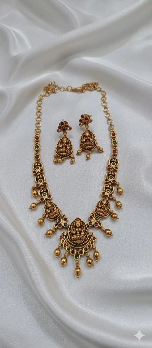 Simple Lakshmi Devi Necklace 