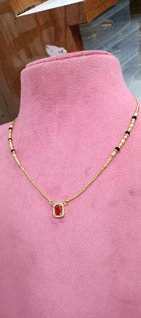 Pink Simple Black Beed