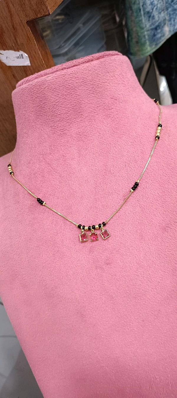 Pink Drops Black Beed