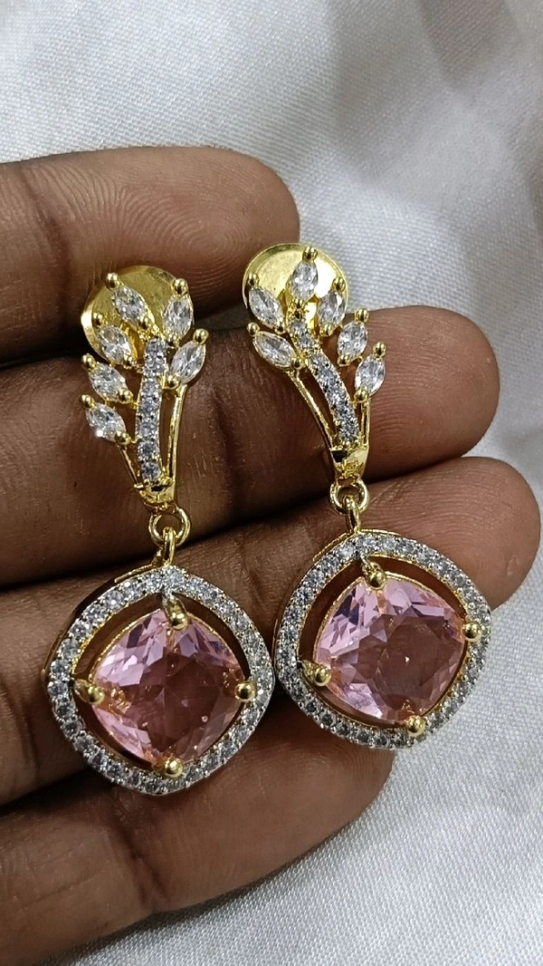 Gj Babby Pink Earrings 