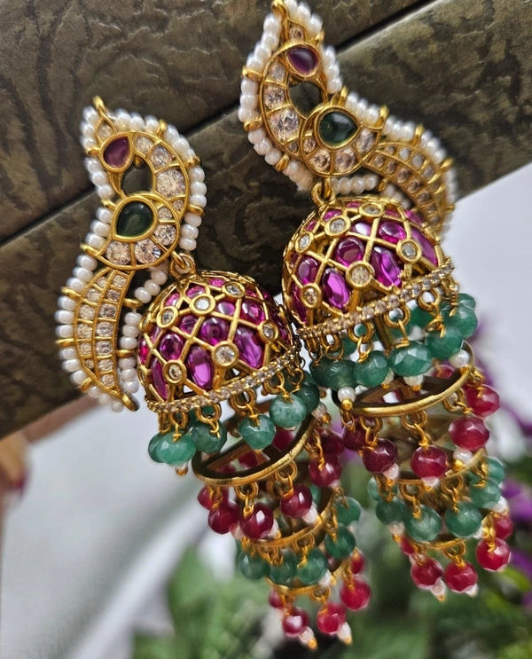 peacock earings