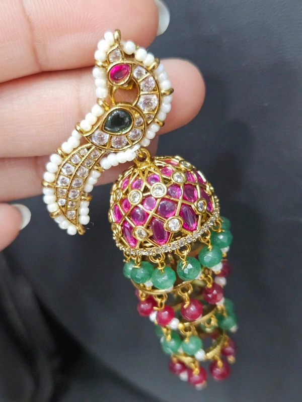 peacock earings