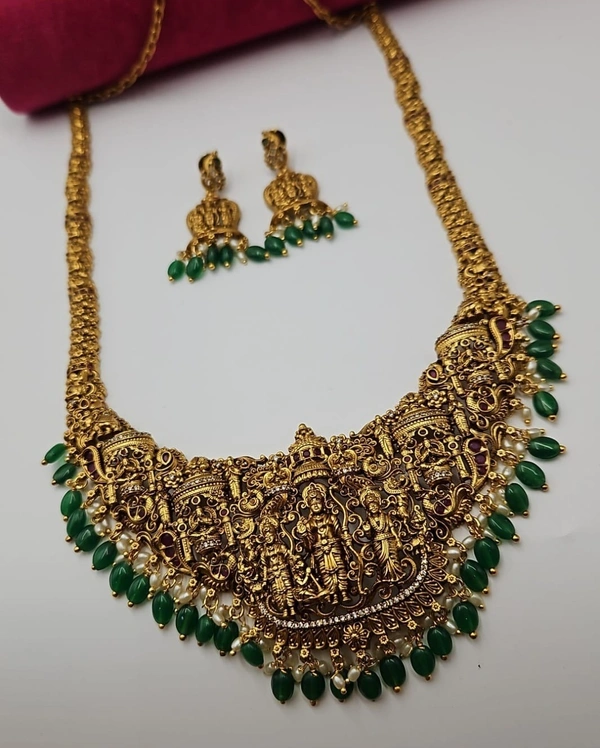 rampa rivar green beeds long haram