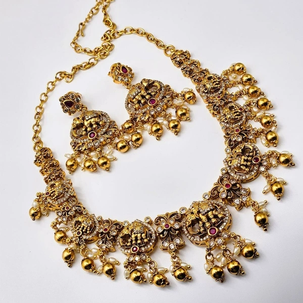 antique nakshi elephant neckset 