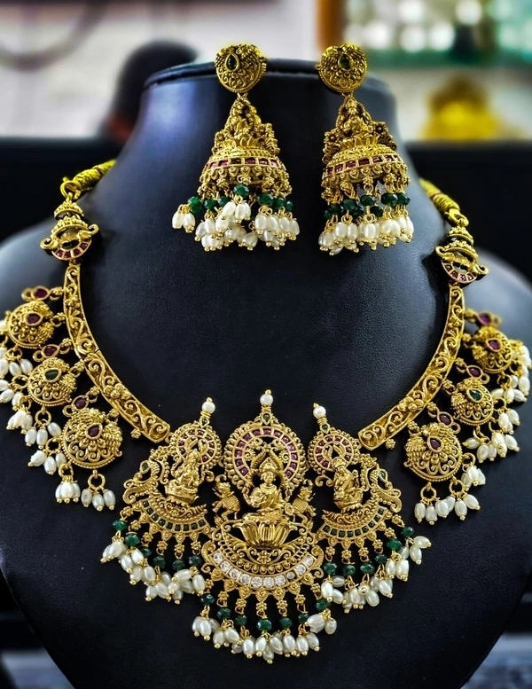 antique mat lakshmi neck set 