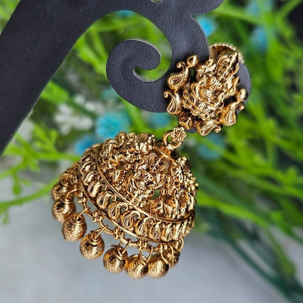 nakshi gold balls earrings
