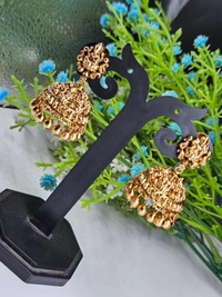 nakshi gold balls earrings