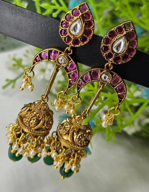ruby earrings