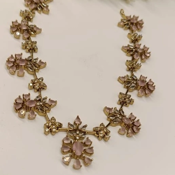 baby pink neck set