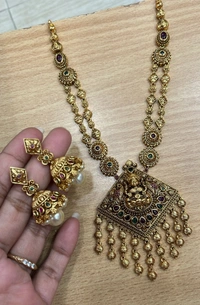 gold balls neck set