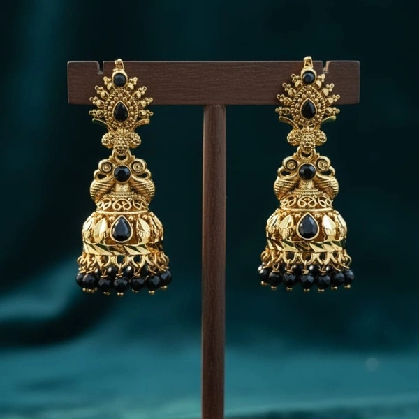 nakshi black earrings 