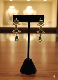 green simple neck set