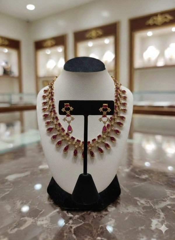 ruby simple neck set