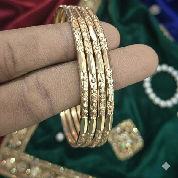 panchaloham flowe bangles 2.4