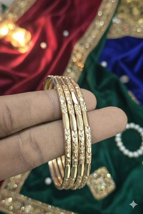 panchaloham flower bangles 2.8