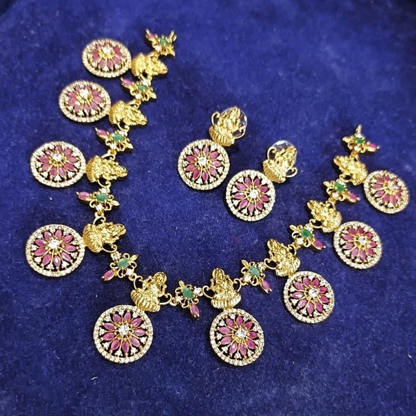 ruby bottu mala short neck set