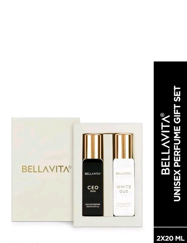 Bella Vita Luxury CEO Man 20 ml + White Oud Unisex 20 ml Perfume... - Free, White