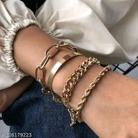 Galaxy Gold Plated Bracelet 4 Quantity