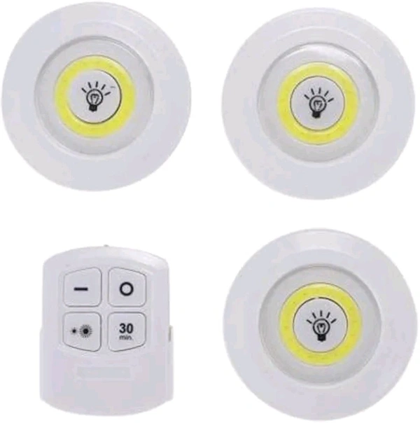Led Remote Control Light( Set Of 3)