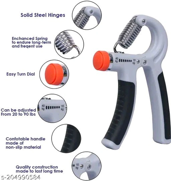 Thesikuway Exercise Tool Hand Gripper Hand Gripper 60 kg with Counter |Fitness