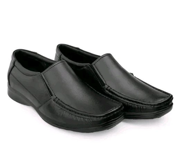 Formal Leather Shoes - Black, IND-6