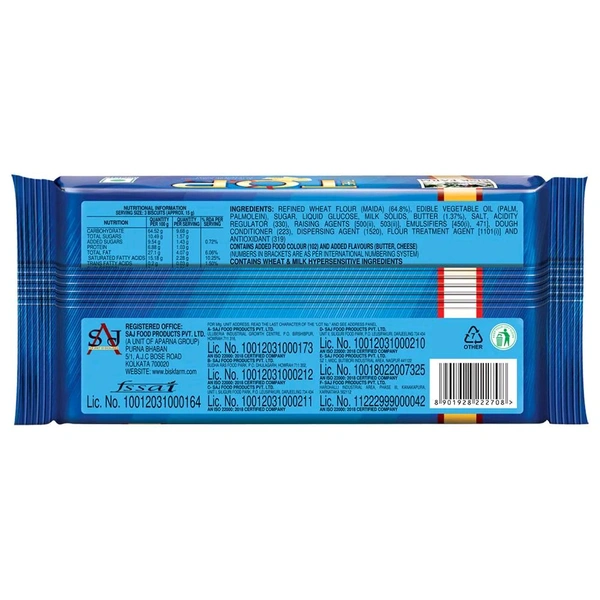 The Top. The Crisp Crunch Butter Munch Premium Biscuit - White