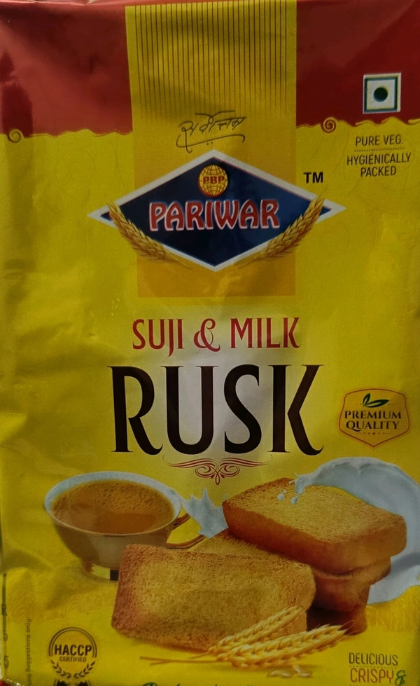 Parivar Premium Quality Suji & Milk Rask (150g)