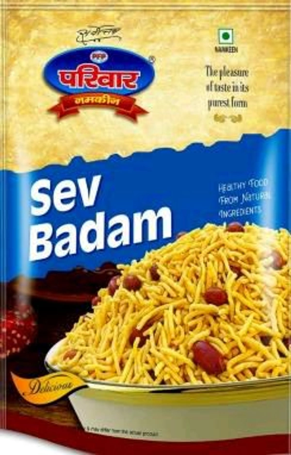 Parivar Namkin Premium SEV BADAM (420g)Made with RICH INGREDIENTS High Quality Spices
सेव बादाम
