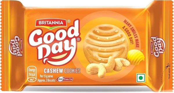 Britannia Good Day Cashew Cookies Pouch, 200 g + 50 g = 250g