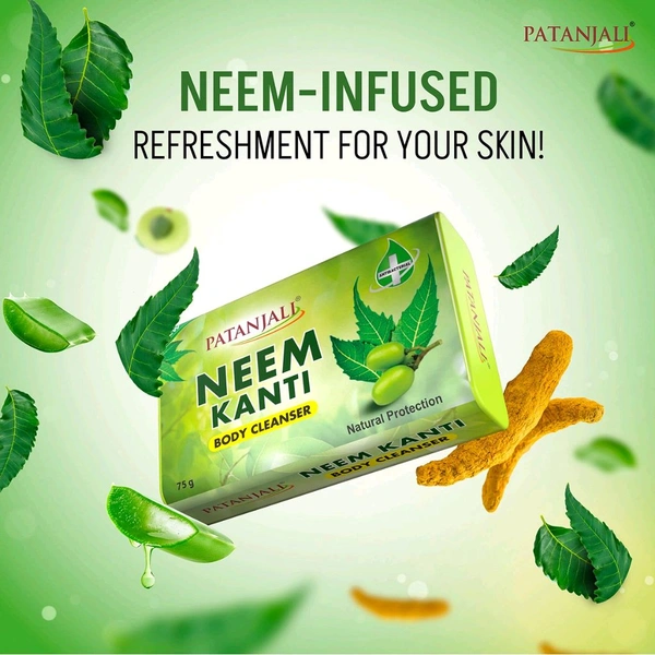 Patanjali Neem Kanti Body Ckeanser Babun 75 g