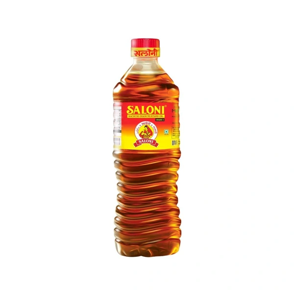 Saloni! Kachchi Ghani Sarson Ka Tel 1000 ml - 1 L, 30 Minute ⚡