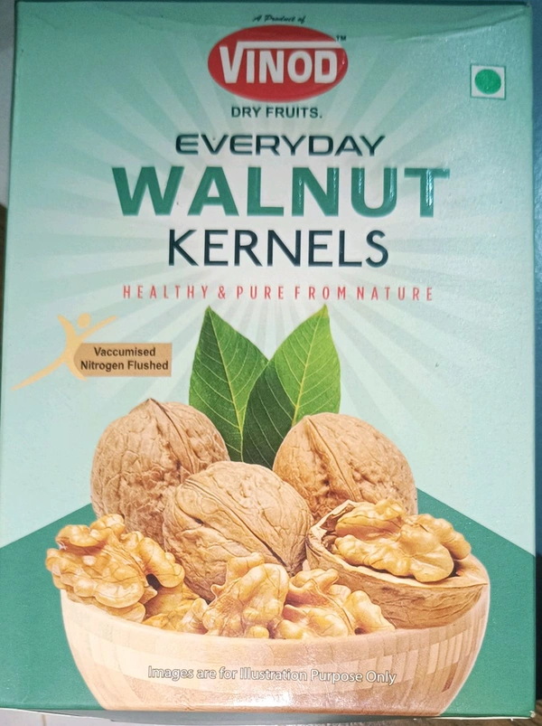Vinod अखरोट Walnut Kernels Akhrot! 250g - ⚡ 20 Minutes, 250g