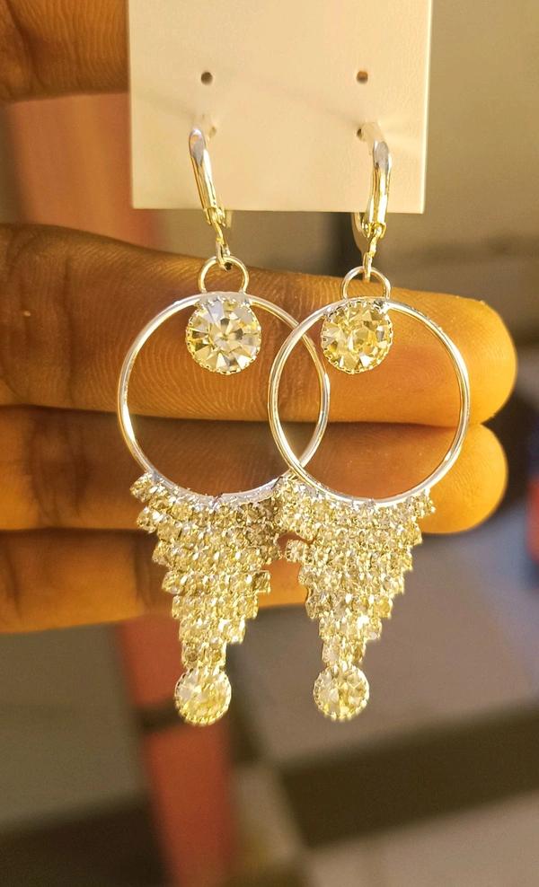 Toxloz  Crystal Jhumka – Stylish Earrings. Only 1 Peace Alabel
 - 10 Minutes