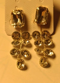 Toxloz  Crystal Jhumka – Stylish Earrings. Only 1 Peace Alabel
 - 10 Minutes