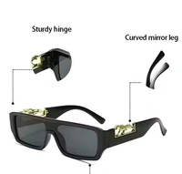 Minelookers Latest Unisex Fancy Rectangular Sunglasses 