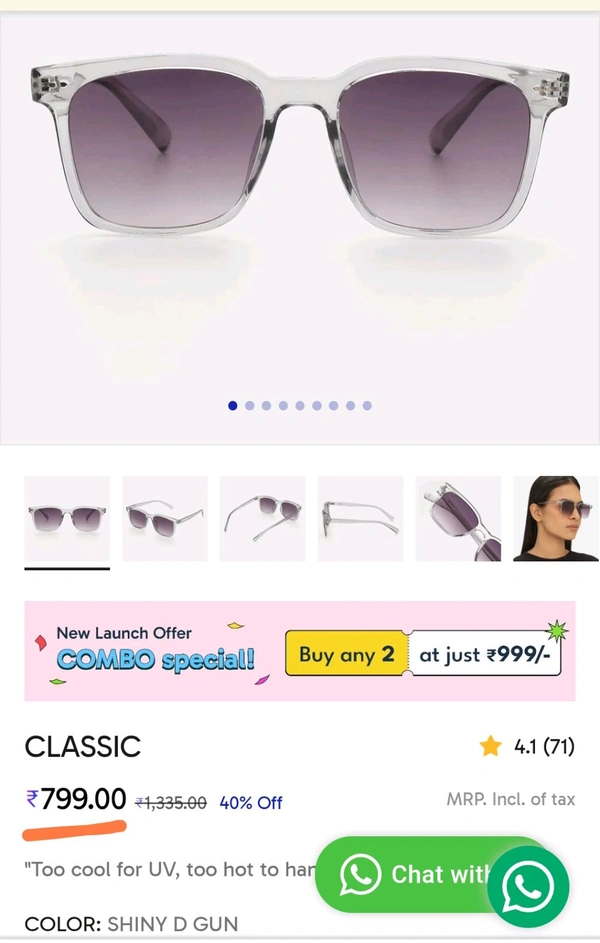 Premium Black & White Sunglasses – Stylish Har Occasion Ke Liye
