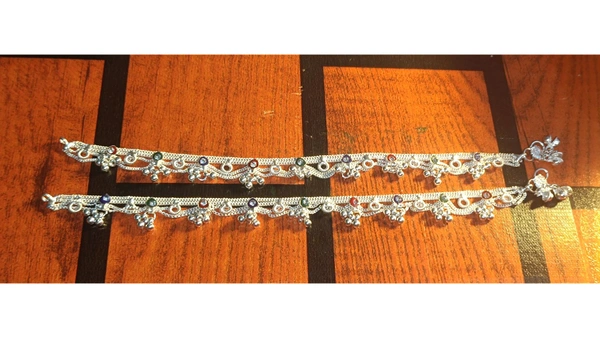 Trendy Silver Look Payal for Women - Delivery In 10 Minutes