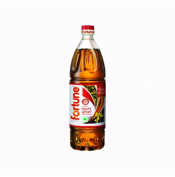 Fortune Premium Kachi Ghani Pure Mustard Oil (910 g) - 10 Minutes, 910 gr