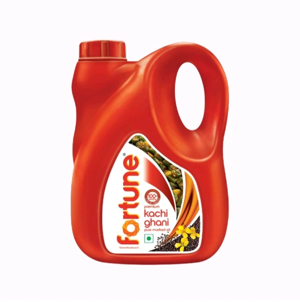 Fortune Kachi Ghani Pure Mustard Oil - 2 L, 25 Minutes