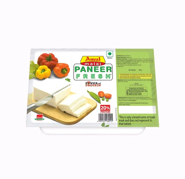 Amul Fresh Malai Paneer - 200 g, 23 Minute